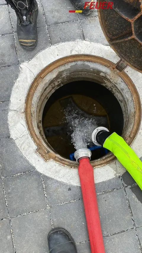 Unwettereinsatz – Pumparbeiten in Parndorf 2