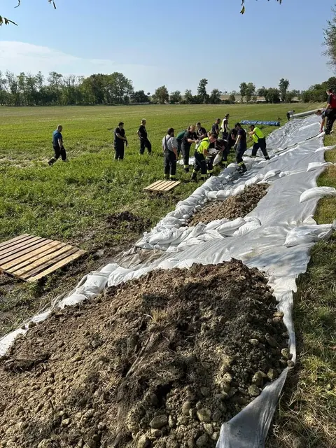 Hochwasser-Hilfeleistung in Zurndorf 2