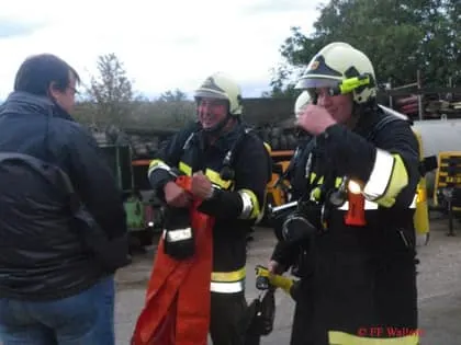 Brand und Atemschutzübung Wallern 2010 32