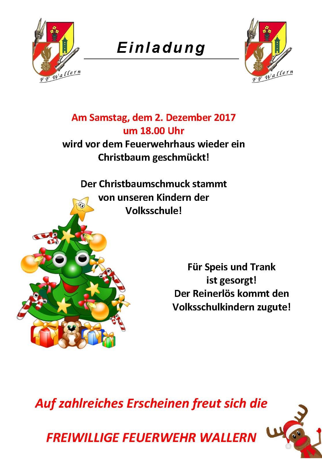 Christbaumstellen